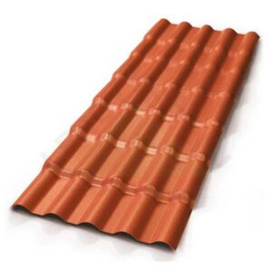 Telha de PVC Colonial Americana Cerâmica 0,86x3,28m Precon