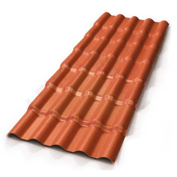 Telha de PVC Colonial Americana Cerâmica 0,86x3,28m Precon